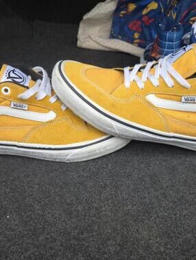 Vans Rowan Golden Glow Yellow MENS SKATER SHOES YELLOW SUEDE  Size US 10